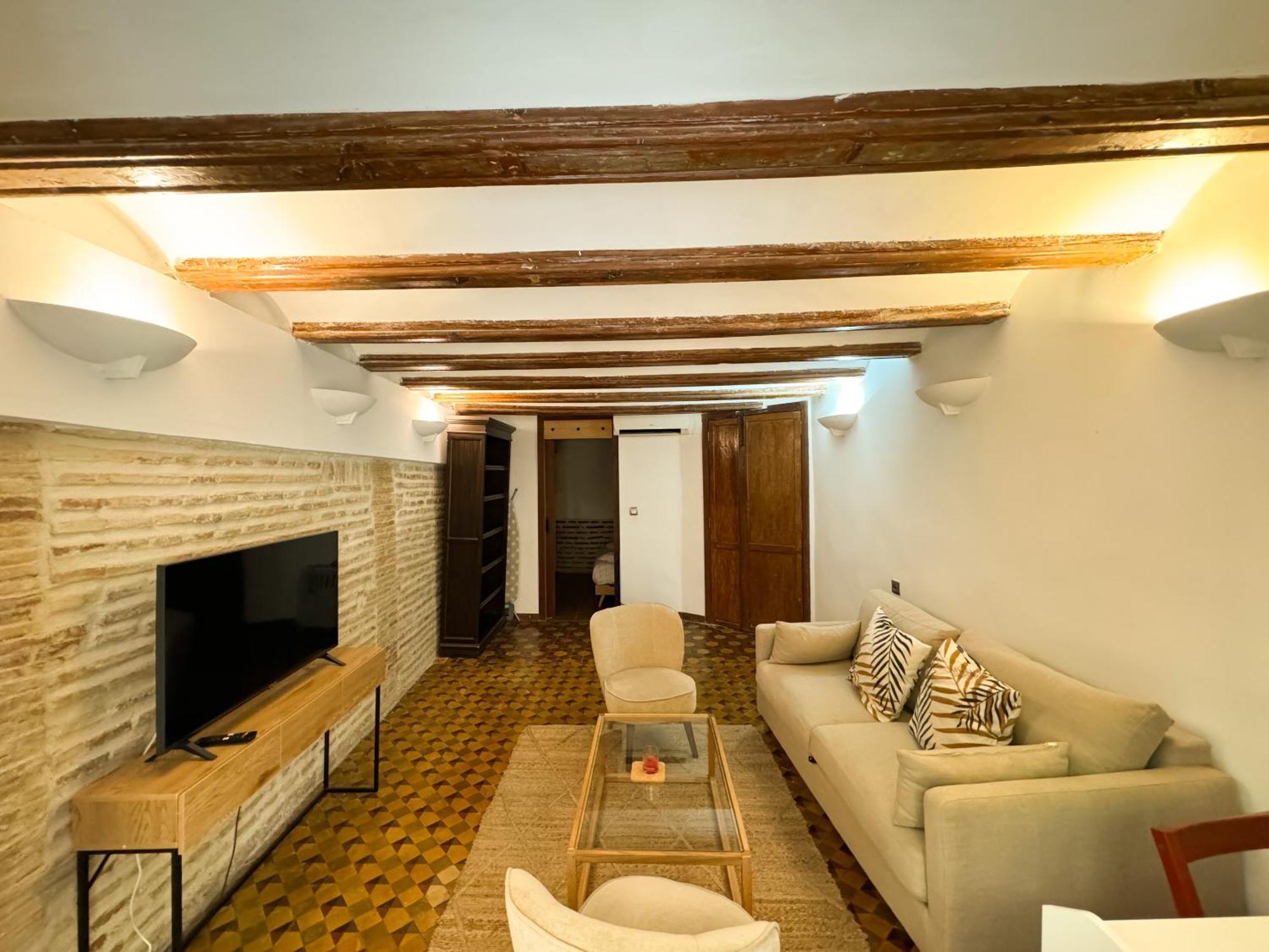 Apartamento En El Centro Con Terraza Vintage